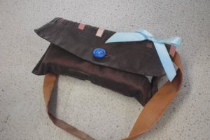 Laptop bag with security insert